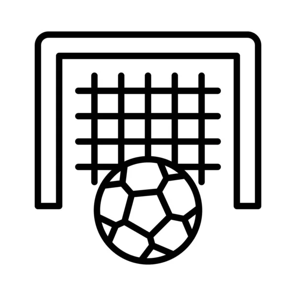 Goal Post Vector Icon Design — стоковый вектор