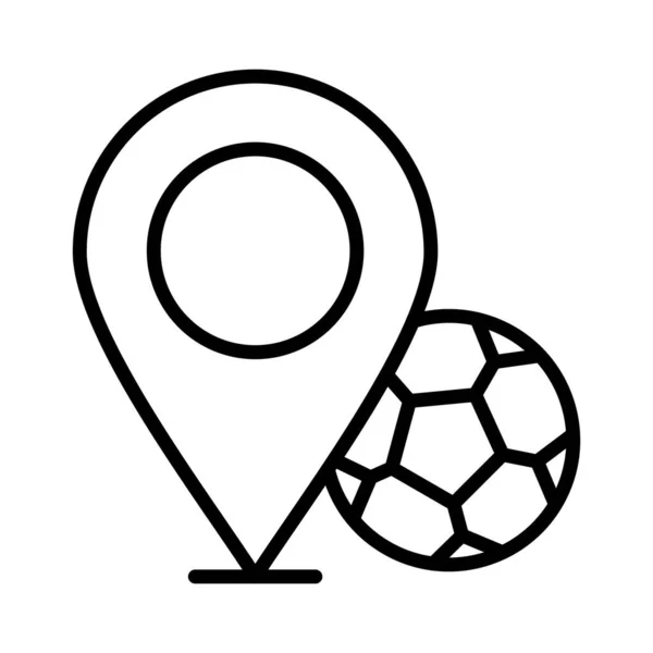 Location Pin Vector Icon Design — Vettoriale Stock