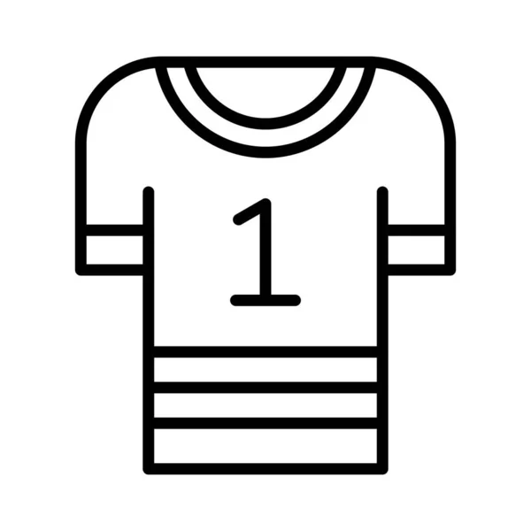 Fußball Einheitliches Vektor Icon Design — Stockvektor