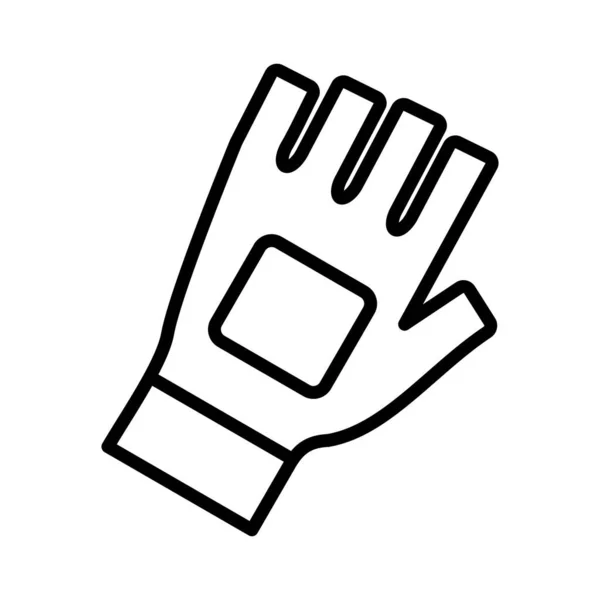 스포츠 Gloves Vector Icon Design — 스톡 벡터