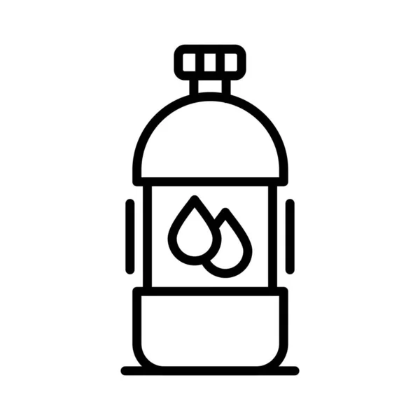 Diseño Del Icono Del Vector Botella Agua — Archivo Imágenes Vectoriales