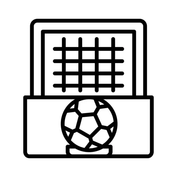 Penalità Kick Vector Icon Design — Vettoriale Stock
