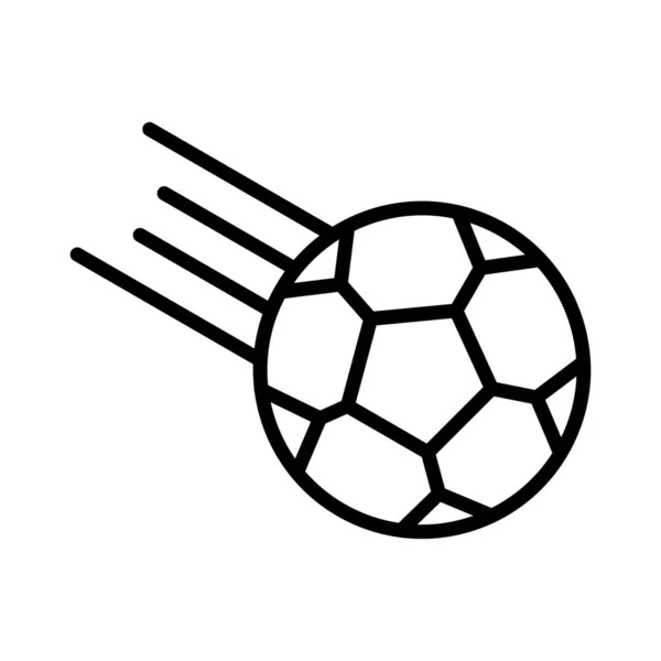 Conception Icône Vectorielle Football — Image vectorielle