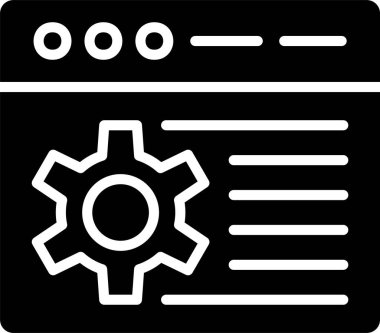 Web ayarları simgesi tasarımı