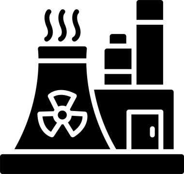Nükleer Enerji Kabartma Simgesi Tasarımı