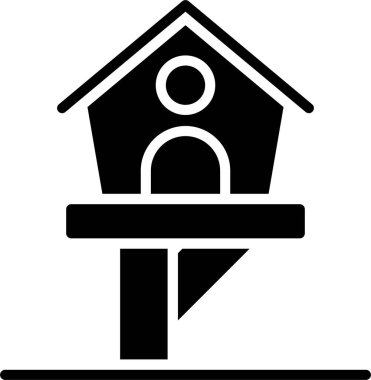 Kuş Evi Kabartma Simgesi Tasarımı