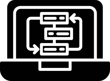 Birikmiş Glyph Simgesi Tasarımı