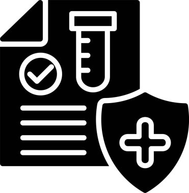 Tıbbi Test Kabartma Simgesi Tasarımı