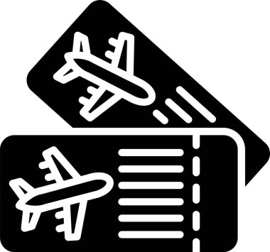 Biletler Glyph Simge Tasarımı