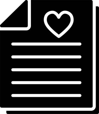 belge glyph simgesi tasarımı