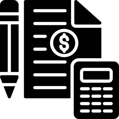 Muhasebe Kalıbı Simgesi Tasarımı