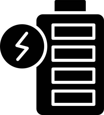 Tam Batarya Kabartma Simgesi Tasarımı