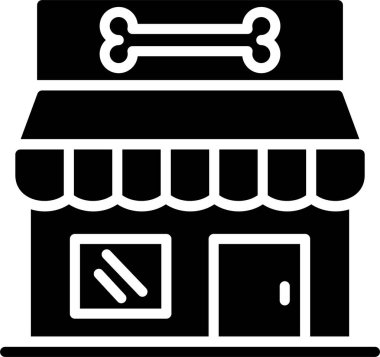 Pet Shop Glyph Simge Tasarımı