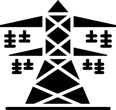 Enerji Kulesi Kabartma Simgesi Tasarımı