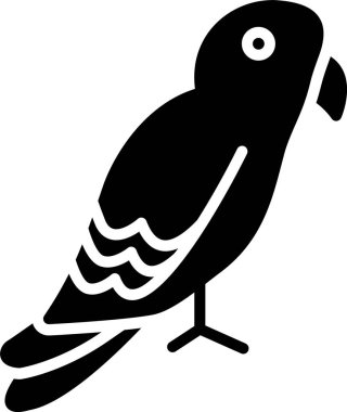 Papağan Kabartma Simgesi Tasarımı