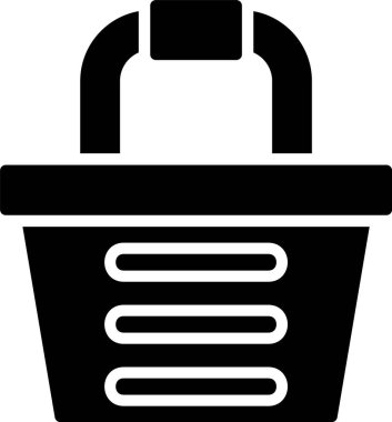 Alışveriş Sepeti Kabartma Simgesi Tasarımı