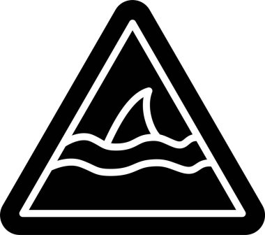 Köpekbalığı Uyarı Simgesi Tasarımı