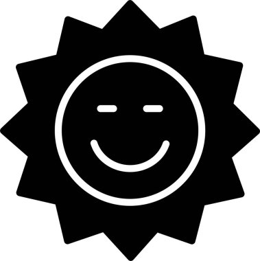 Güneş Kabartma Simgesi Tasarımı