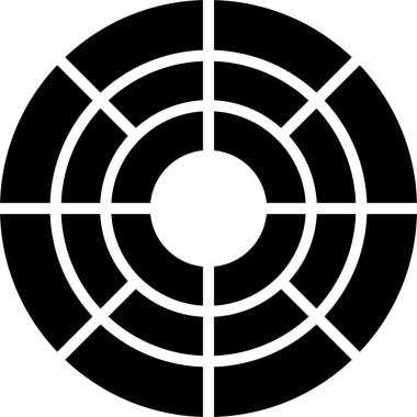 Renk Çemberi Kabartma Simgesi Tasarımı