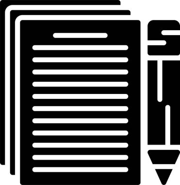 belge glyph simgesi tasarımı