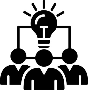 Fikir kabartma simgesi tasarımı