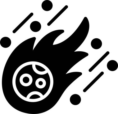 Meteor Kabartma Simgesi Tasarımı