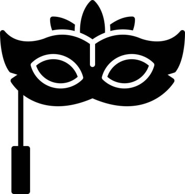 Maske Kabartma Simgesi Tasarımı