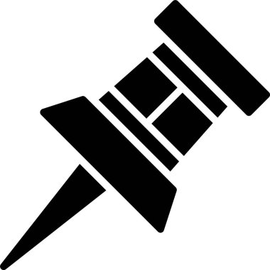 pin glyph simgesi tasarımı