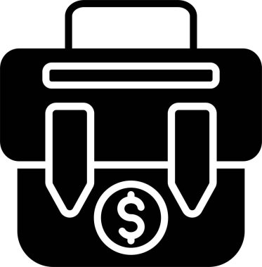 Evrak çantası Kabartma Simgesi Tasarımı