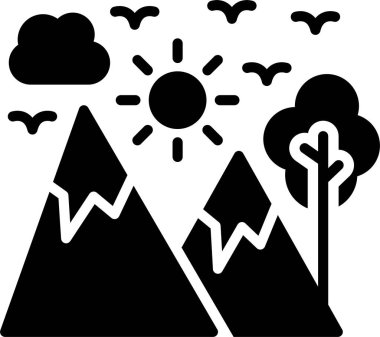 Açık Hava Kabartma Simgesi Tasarımı