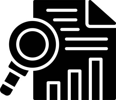 Veri Araştırması Kabartma Simgesi Tasarımı