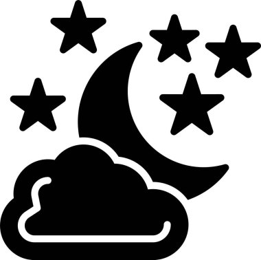 Ay ve Yıldızlar Kabartma Simgesi Tasarımı