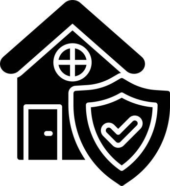 Ev Sigortası Kabartma Simgesi Tasarımı