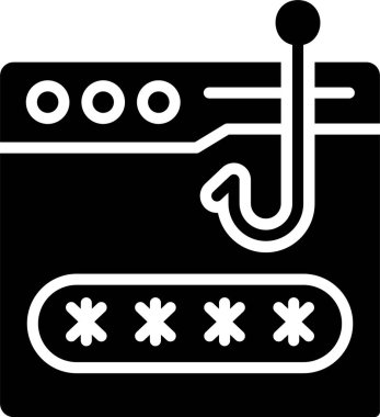 Phishing Glyph Simge Tasarımı