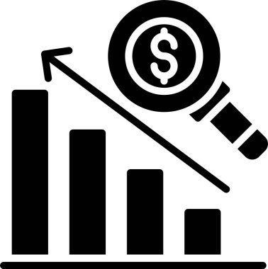 Pazar Analizi Kabartma Simgesi Tasarımı