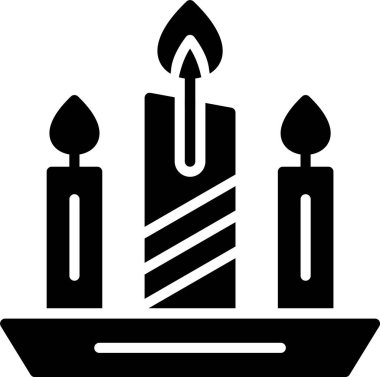 Mum Kabartma Simgesi Tasarımı