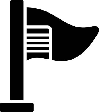 Bayrak Kabartma Simgesi Tasarımı