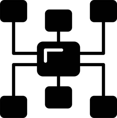 Zihin Haritası Şekil Simgesi Tasarımı
