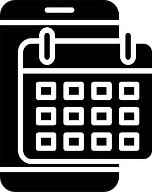 Takvim Kabartma Simgesi Tasarımı