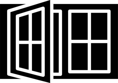 Pencere Davası Kabartma Simgesi Tasarımı