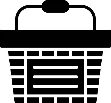 Alışveriş Sepeti Kabartma Simgesi Tasarımı