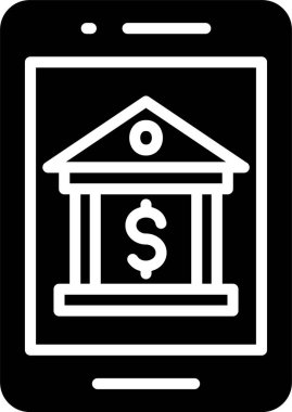 Mobil Bankacılık Kabartma Simgesi Tasarımı