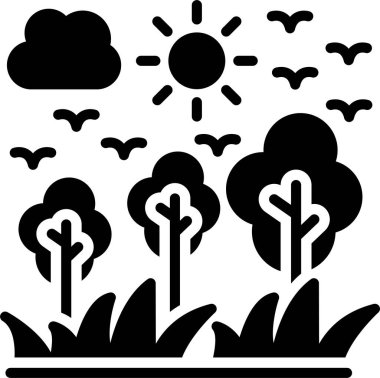 Orman Kabartma Simgesi Tasarımı