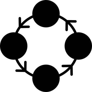 Döngü Kabartma Simgesi Tasarımı