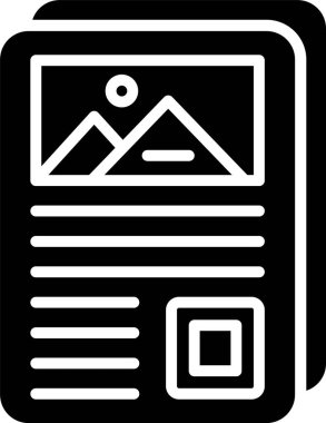 Poster Kabartma Simgesi Tasarımı