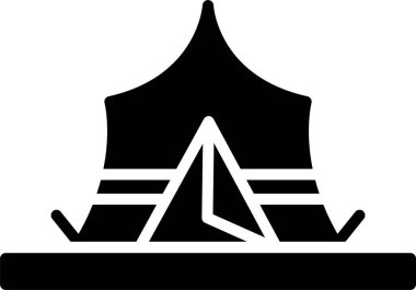 Çadır Kabartma Simgesi Tasarımı