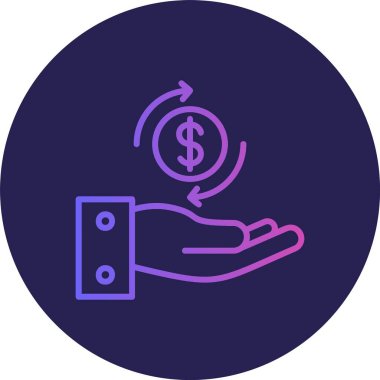 Satır Gradyan Çemberi Simgesini İade Et