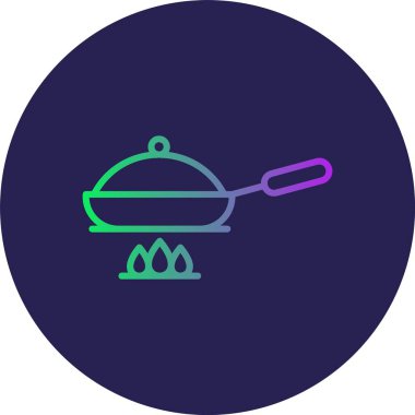 Pan Satırı Gradyan Çemberi Simgesi