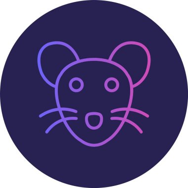 Fare Satırı Gradyan Çemberi Simgesi