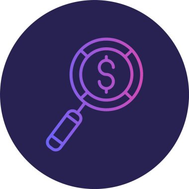 Arama Satırı Gradyan Çemberi Simgesi